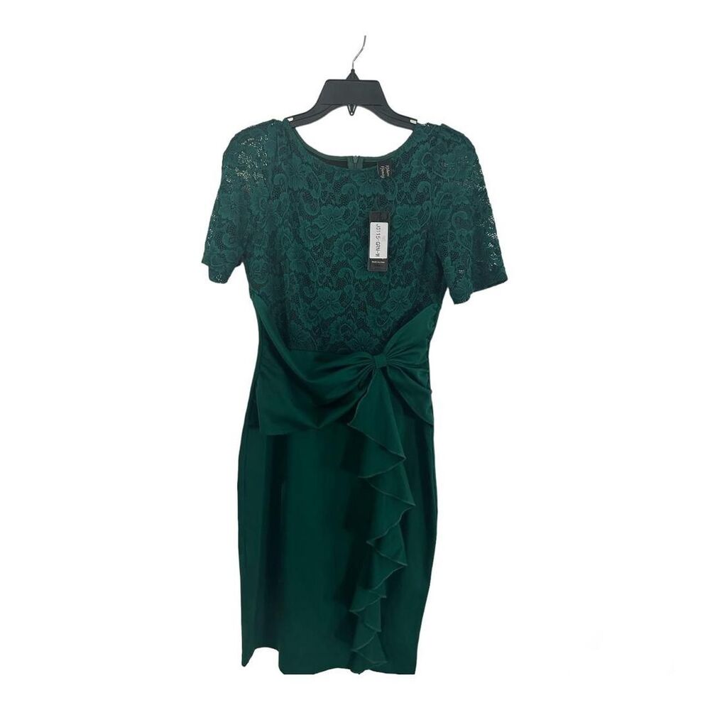 Women's  Green Lace Design Dress Size M